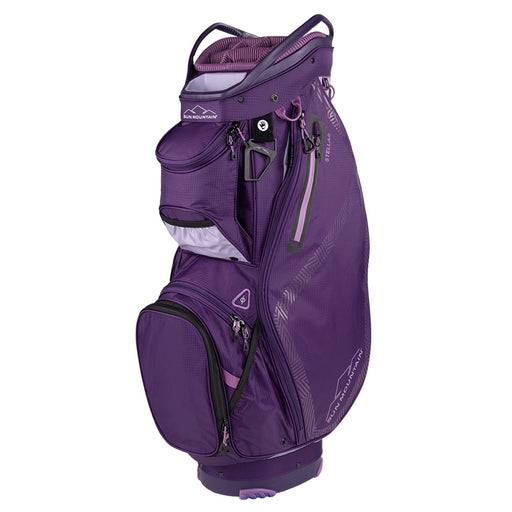 Sun Mountain 2023 Stellar Ladies Cart Bag Lilac Regal Violet Side