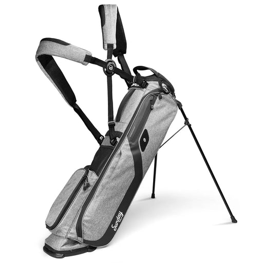 Sunday Golf El Camino Stand Bag Heather Grey Side