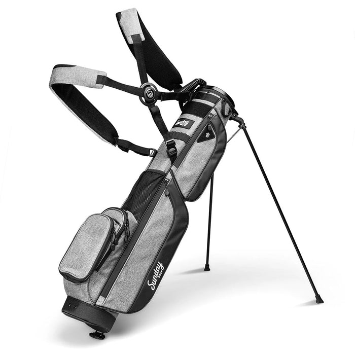 Sunday Golf Loma XL Stand Bag Heather Grey Side