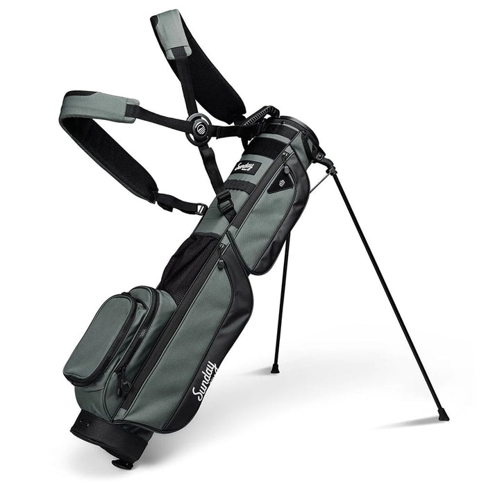 Sunday Golf Loma XL Stand Bag Midnight Green Side