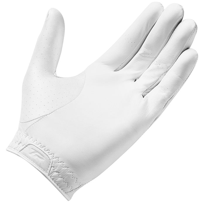 TaylorMade 2021 Tour Preferred Leather Golf Glove White Palm
