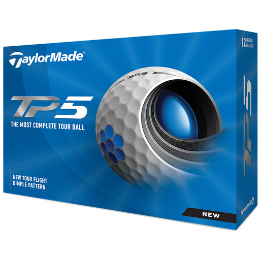TaylorMade 2021 TP5 Golf Balls White 1 Dozen