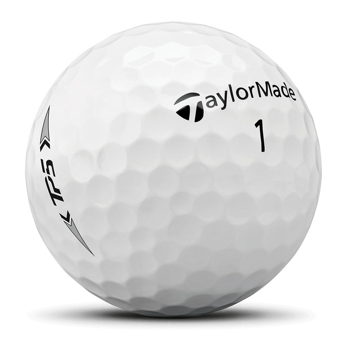 TaylorMade 2021 TP5 Golf Balls Single Ball White