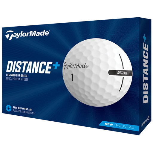 TaylorMade Distance+ Golf Balls White 1 Dozen