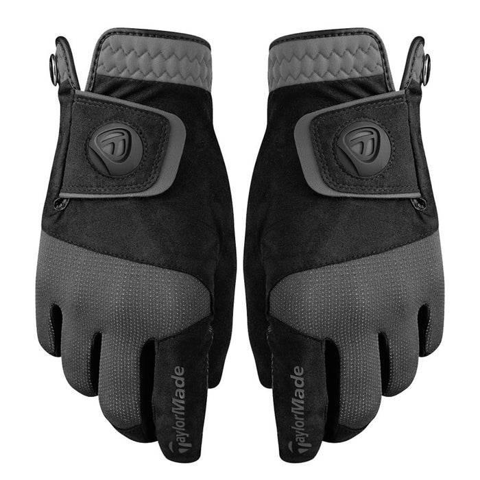 TaylorMade Rain Control Gloves Pair Black