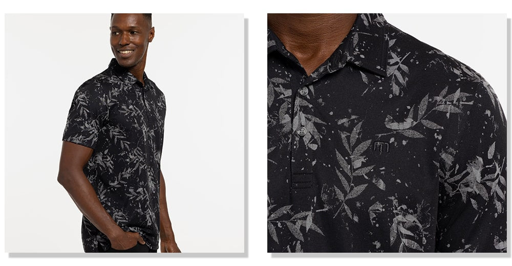 Travis Mathew The Riegel Polo Shirt Black Featured