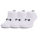 Under Armour Core No Show Socks 3-Pack White