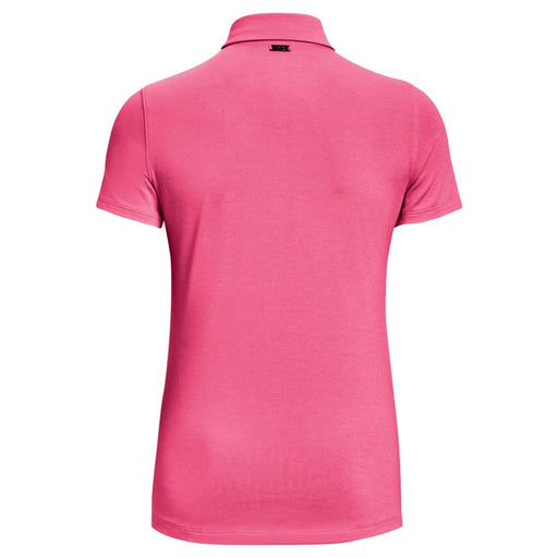 Under Armour Ladies Zinger Short Sleeve Polo Shirt Pink Punk Back
