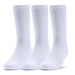 Under Armour Training Cotton Crew Socks 3-Pack White