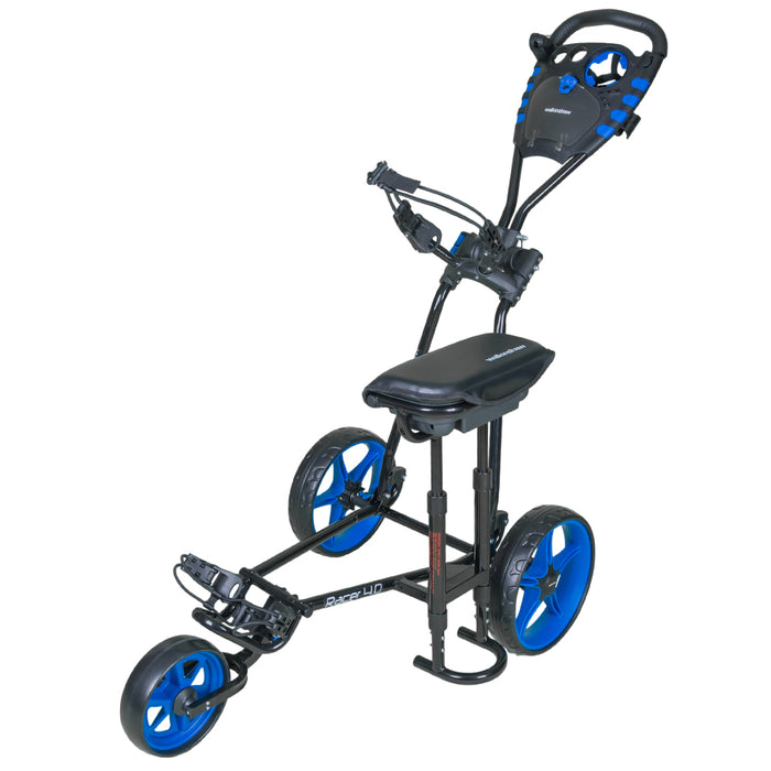Walkinshaw Racer 4.0 Seated Golf Push Buggy Blue Side