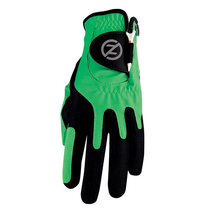 Zero Friction Performance Compression Fit Golf Glove Lime